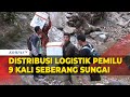 Melihat Pengantaran Logistik Pemilu 2024 Gorontalo, Harus 9 Kali Menyeberang Sungai