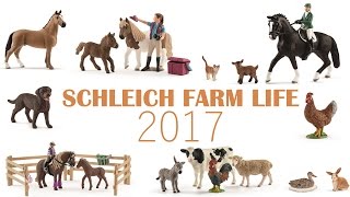 Schleich horses, accessories and other animals 2017! [FARMLIFE] With numbers and names