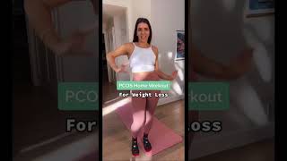 PCOS home workout for weight loss! #pcos