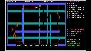 Get The Diamond - Level 3 - A Game written in GW-BASIC - with Code