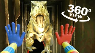 360 VR Poppy Playtime Chapter 2 with Tyrannosaurus Rex Dinosaur?