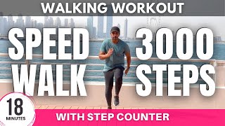 Speed Walking At Home | Fast Walk in 18 Minutes | Daily Workout at home