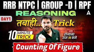 RRB NTPC/Group D/RPF Constable 2024-25 | Reasoning Figure Counting For All Railway Exam