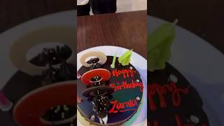 Happy birthday Zarwa Chocolate cake 🎂#tamil#birthday #youtube#youtubeshorts@happybirthdayofficial