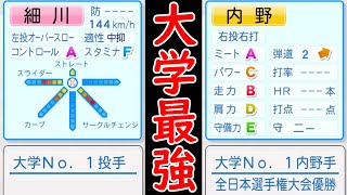 【パワプロ2019】大学No 1○○だけを集めてみた