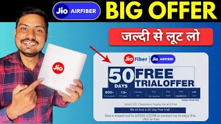 Jio AirFiber New Big Offer | 100 Day's Free | 50 Day's Trial | 13+ OTT | 800+ Tv Channels Only ?