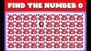 Find the ODD One Out - Numbers and Letters Edition? Easy, Medium, Hard - 30 levels