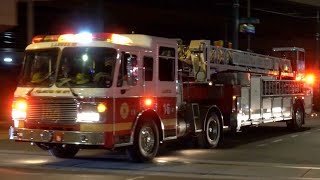Philadelphia Fire Department Ladder 16, Engine 29 & Medic 15 Responding