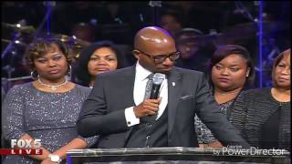 Edward Long Jr., Gives Powerful Tribute to His Father, Bishop Eddie Long at Funeral.