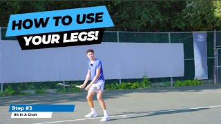 How To Use Your LEGS On Your Forehand For More POWER In 4 Steps