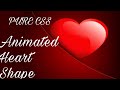 Amazing | CSS Animated Heart Shape | CSS Animated Effects |Amazing code