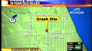 Sheboygan teen dies after car crash at work