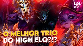 O TRIO IMBATÍVEL DO HIGH ELO! AUMENTANDO ENTROSAMENTO PRA FINAL DO CAMPEONATO | LoL Wild Rift