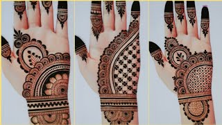 Top 3 stylish back hand mehndi design|Mehndi design | easy \u0026 simple mehndi |Mehndi Mehandi.