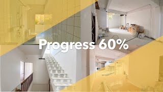 ความคืบหน้า 60% งานรีโนเวทตึกแถว 4 ชั้นอายุ 30 ปี ย่านเกษตรศาสตร์