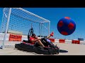 Go Kart Soccer Battle | Dude Perfect Go Kart Soccer Battle | Dude Perfect