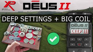 XP Deus 2 DEEP Settings + BIG Coil | Metal Detecting Deep Pasture | Real Target Comparison