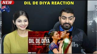 DIL DE DIYA - Radhe Song Reaction by an Australian Couple | Salman Khan | Jacqueline Fernandez |
