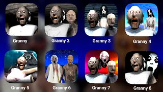 Granny Chapter 1, 2, 3, 4, 5, 6, 7 & 8 Gameplay | Granny 5 | Granny 6