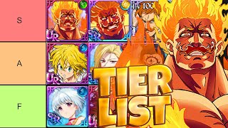 BEST Heroes TIER LIST (5th Anniversary Edition) | Seven Deadly Sins: Grand Cross