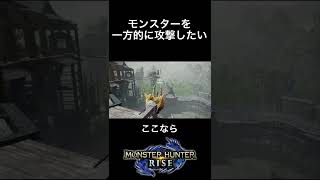 闘技場って上から拡散弾使えば簡単にモンスター倒せるんじゃない？【モンハンライズ】