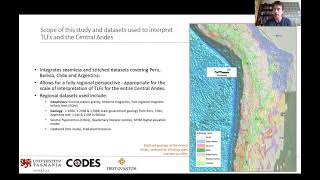 Alex Farrar presents 'Interpreting and validating trans-lithospheric faults in the Central Andes ..'