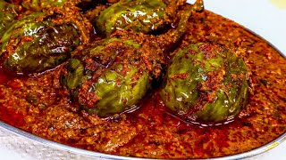 Baingan Masala Recipe | Bharwan Baingan Masala | Stuffed Eggplant Curry Recipe | Brinjal Recipe