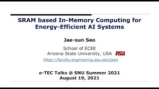 [ZS2] SRAM-based In-Memory Computing for Energy-Efficient AI Systems