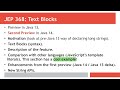 Java 14 - Text Blocks