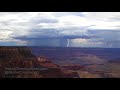 powerful lightning strike at north rim of the grand canyon 7 15 2018