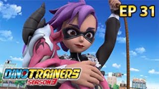 【Dino Trainers S3_ 心奇爆龙战车—陀螺战车】EP31 巅峰之战！冰龙大战吞龙！ | 官方 Official