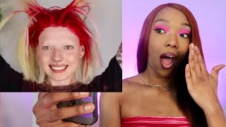 Hairstylist Reacts to people going BLONDE to PINK at Home