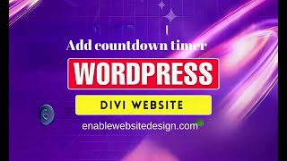How to add CountDown Timer in Divi WordPress Website