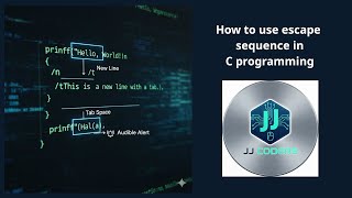 How to use escape sequence in C programming