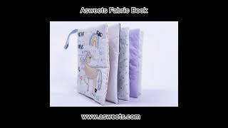 Asweets Fabric Book, educational toys for babies