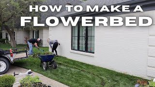 How To Create A Flowerbed The Easiest Way On A Budget (With The Perfect Edge)