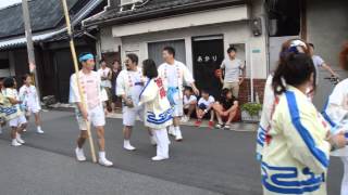 2014大阪市だんじり祭り平野郷夏祭り試験曳き　西脇組（平成26年6月28日）