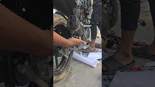 TVS 4V Bike Free Exhaust Modified #modified #bikeaccesories #bikepartsbd #bikeparts #shortvideo