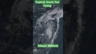 Tropical Storm Yun Yeung Nears Japan Will hit tolyo as a tropical Storm 40mph 9-6-23