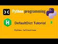 DefaultDict Tutorial | HackerRank | Collections | Python Programming | Coding