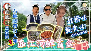 肇慶鼎湖美食篇 大灣區吃貨攻略｜蝦王農家樂 西江河鮮OMAKASE ｜肇慶美食地膽帶路 山清水秀 真河鮮! 包你食到lam lam脷🤤｜睇家有囍事 了解灣區大小事【囍歡大灣區】