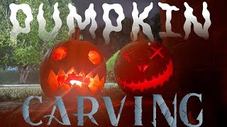 [vlog] pumpkin carving 🎃 | #halloween2022