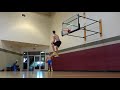 cartwheel... dunk chase kilganon raw dunk session