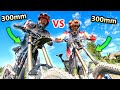 BATTLE OF THE 300mm HUCK BIKES - Boostmonster vs Armageddon