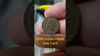 1898 Indian Head One Cent #coin #coincollecting #shorts #numismatics