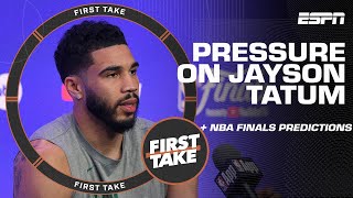 Putting PRESSURE on Jayson Tatum to lead the Celtics + NBA Finals predictions 🏀 | First Take