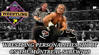Wrestling personalities shoot on the Montreal Screwjob