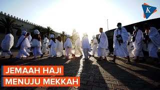 Jemaah Calon Haji Mulai Menuju Mekkah