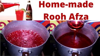 Homemade Rooh Afza Recipe-  Fast And Easy Jam e Shireen At Home- Iftar Drink- Ramadan Recipes 2020