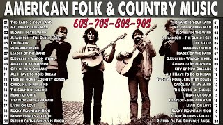 Greatest American Folk & Country Songs 🌵 Folk Songs & Country Music Collection 70s 80s 90s